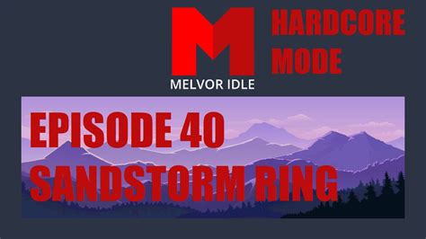 sandstorm ring melvor idle